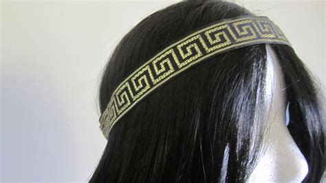 versace head band|Versace logo greek mythology.